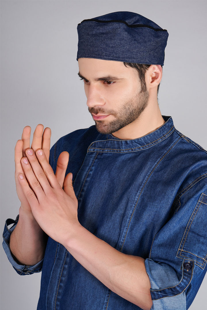 Blue Pinafore Denim Dress