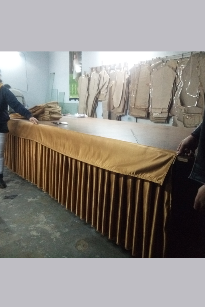 Blue Pinafore Denim Dress